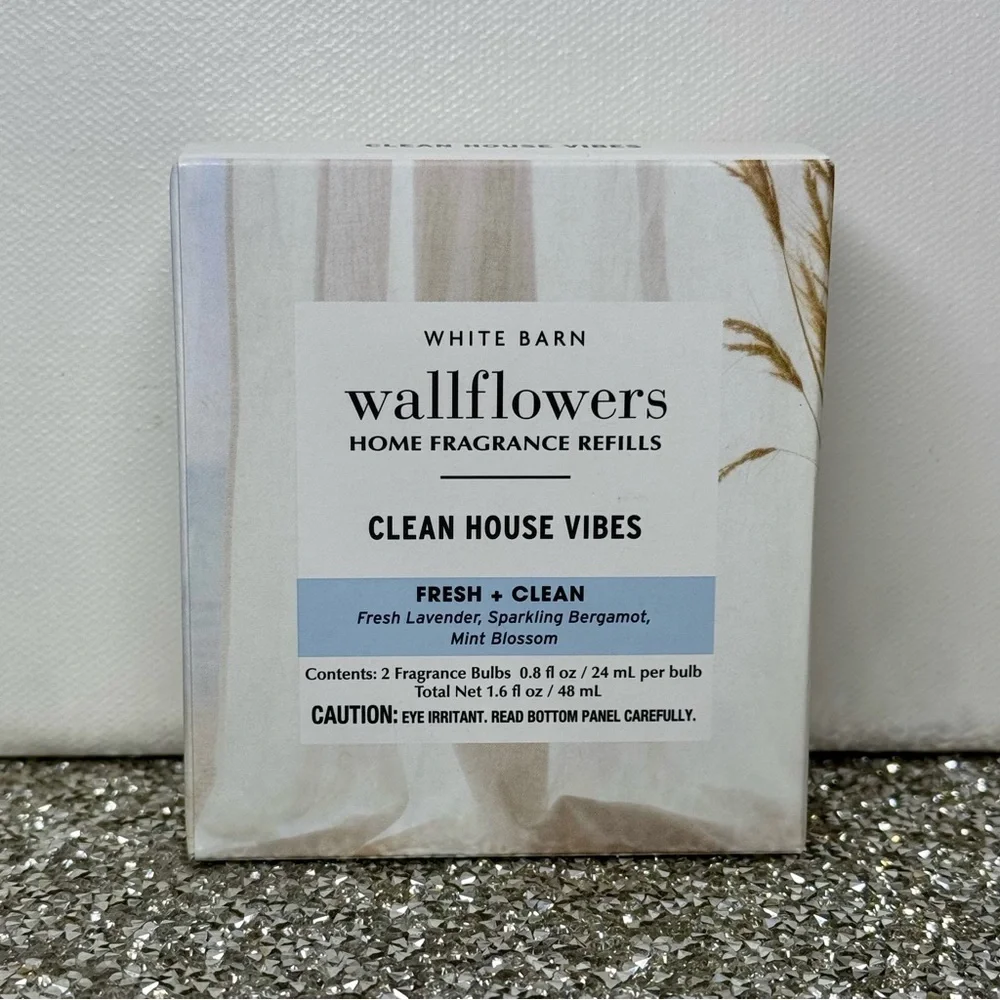 Bath and Body Works Wallflowers Clean House Vibes 2 Pack Refills NWT
